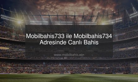 Mobilbahis733